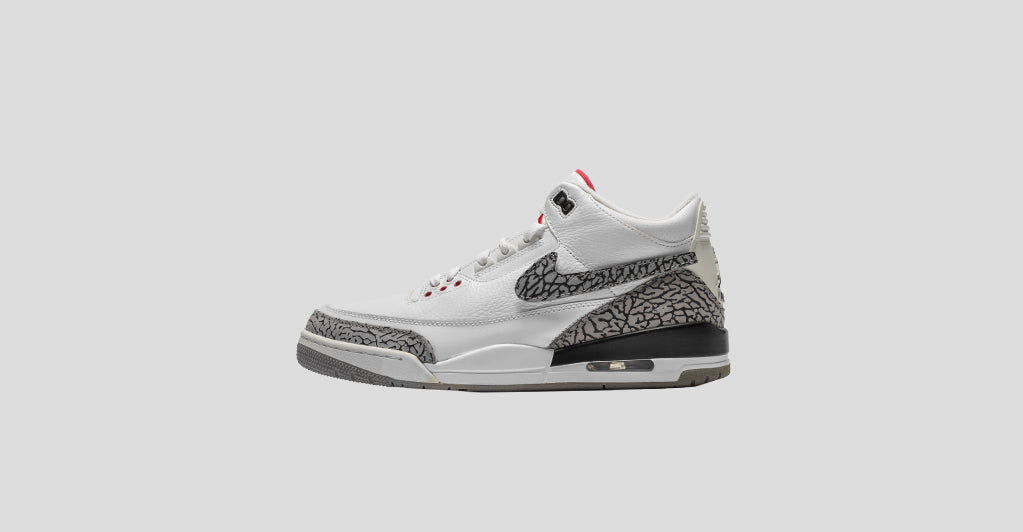 Jordan 3 sales swoosh