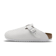 Luxe White Mule