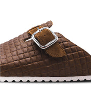 Woven Mule - Brown