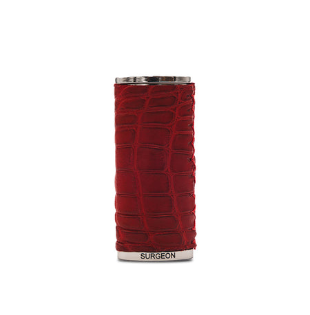 Luxe Lighter Case - Red Croc