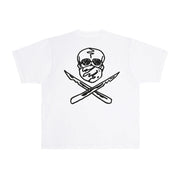 Never Stop Skull Tee - White