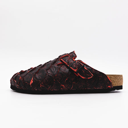 Red Fish Scale Birkenstock