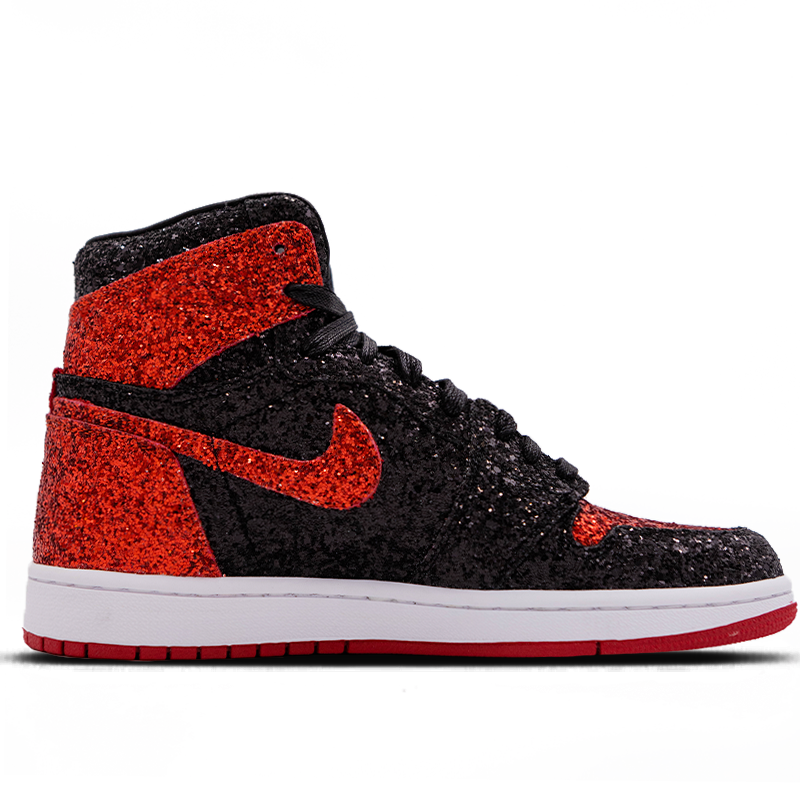 Jordan 1 clearance bred glitter